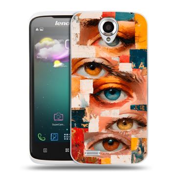Пластиковый чехол на Lenovo S820 с принтом Модный принт Пластиковый чехол на Lenovo S820 с принтом Модный принт