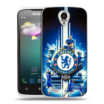Пластиковый чехол на Lenovo S820 с принтом Chelsea Челси Пластиковый чехол на Lenovo S820 с принтом Chelsea Челси