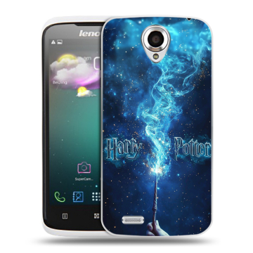 Пластиковый чехол на Lenovo S820 с принтом Harry Potter Гарри Поттер