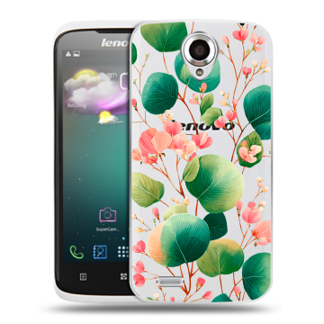 Пластиковый чехол на Lenovo S820 с принтом женский Пластиковый чехол на Lenovo S820 с принтом женский