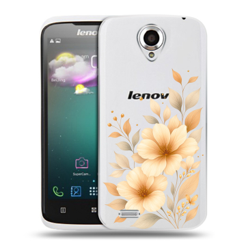 Пластиковый чехол на Lenovo S820 с принтом для девушки Пластиковый чехол на Lenovo S820 с принтом для девушки