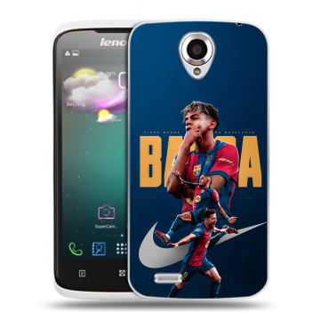 Пластиковый чехол на Lenovo S820 с принтом Барселона Barca Yamal Пластиковый чехол на Lenovo S820 с принтом Барселона Barca Yamal