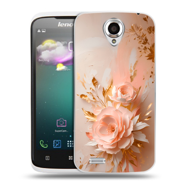 Пластиковый чехол на Lenovo S820 с принтом женский Пластиковый чехол на Lenovo S820 с принтом женский