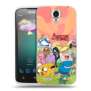Пластиковый чехол на Lenovo S820 с принтом Adventure time Время приключений Пластиковый чехол на Lenovo S820 с принтом Adventure time Время приключений