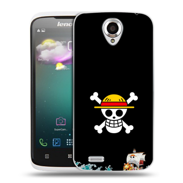 Пластиковый чехол на Lenovo S820 с принтом One Piece Ван Пис