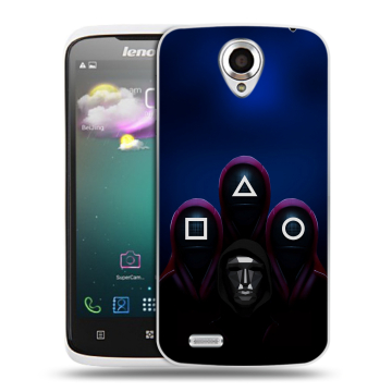 Пластиковый чехол на Lenovo S820 с принтом Игра Кальмара Пластиковый чехол на Lenovo S820 с принтом Игра Кальмара