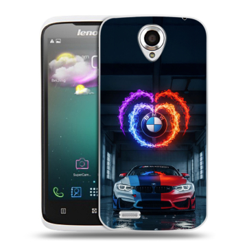 Пластиковый чехол на Lenovo S820 с принтом BMW БМВ Пластиковый чехол на Lenovo S820 с принтом BMW БМВ
