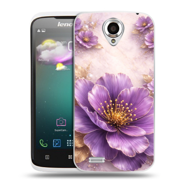 Пластиковый чехол на Lenovo S820 с принтом женский Пластиковый чехол на Lenovo S820 с принтом женский