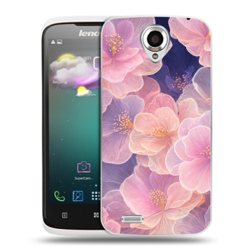 Пластиковый чехол на Lenovo S820 с принтом женский Пластиковый чехол на Lenovo S820 с принтом женский