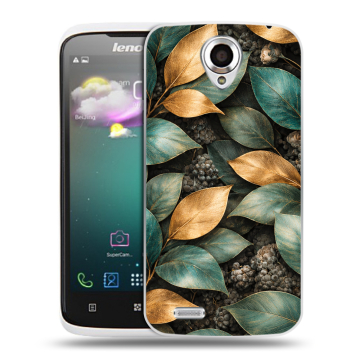 Пластиковый чехол на Lenovo S820 с принтом женский