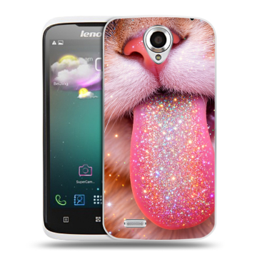 Пластиковый чехол на Lenovo S820 с принтом для девочек Пластиковый чехол на Lenovo S820 с принтом для девочек