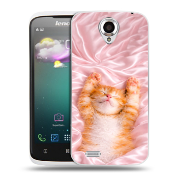 Пластиковый чехол на Lenovo S820 с принтом женский Пластиковый чехол на Lenovo S820 с принтом женский