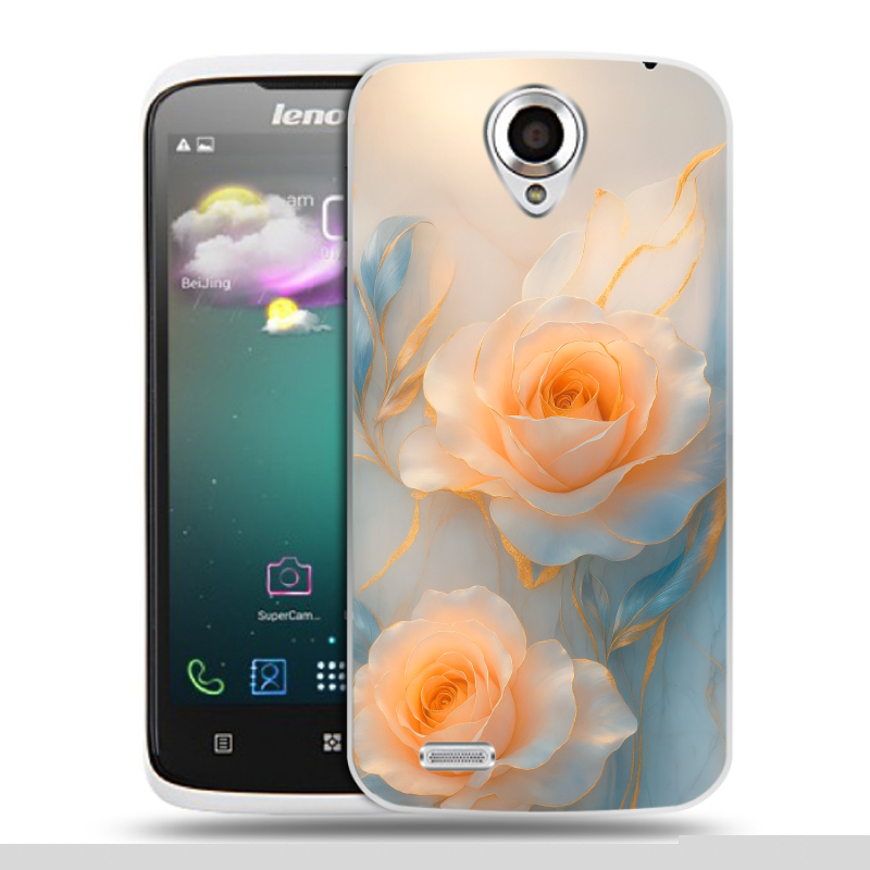 Пластиковый чехол на Lenovo S820 с принтом Женский Пластиковый чехол на Lenovo S820 с принтом Женский