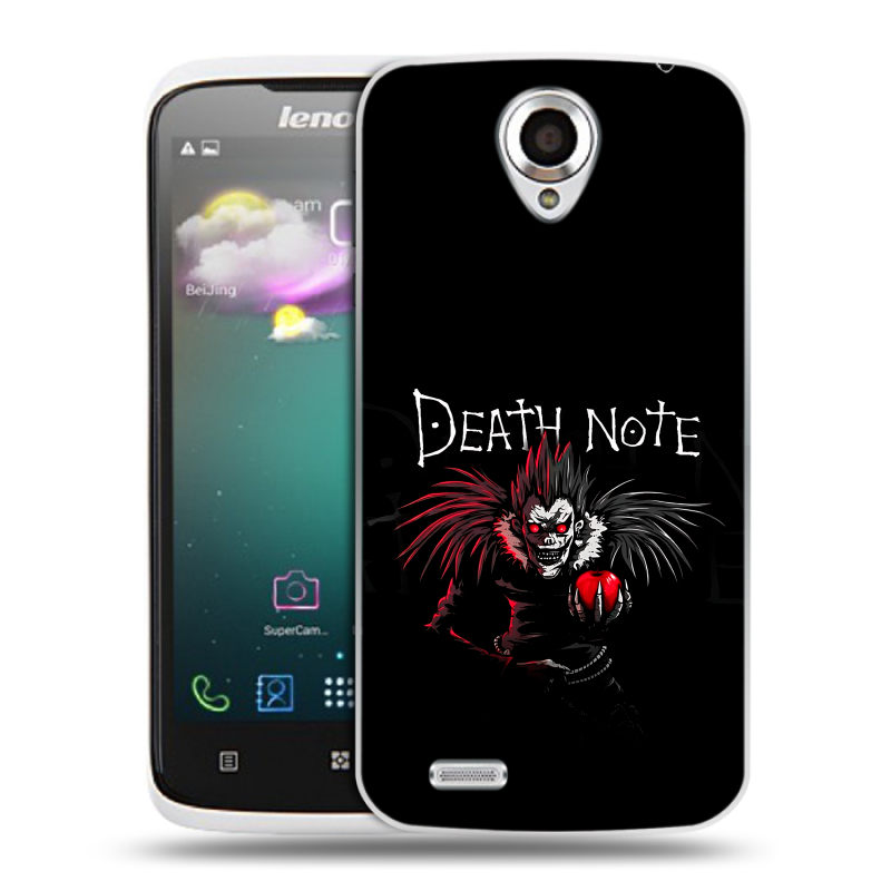 Пластиковый чехол на Lenovo S820 с принтом Death note Тетрадь смерти Пластиковый чехол на Lenovo S820 с принтом Death note Тетрадь смерти