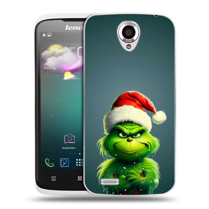 Пластиковый чехол на Lenovo S820 с принтом Новый год Пластиковый чехол на Lenovo S820 с принтом Новый год