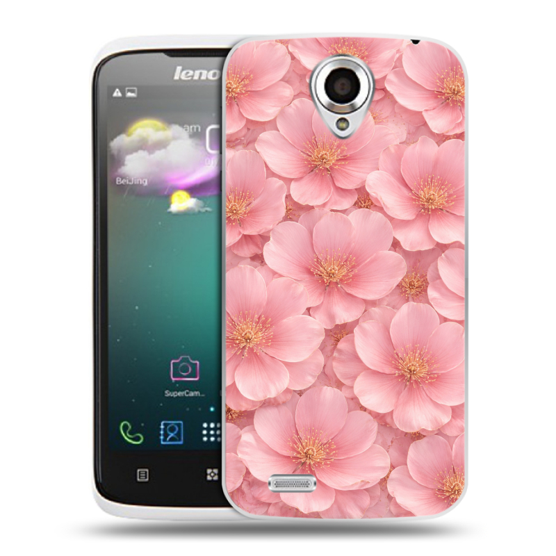 Пластиковый чехол на Lenovo S820 с принтом женский Пластиковый чехол на Lenovo S820 с принтом женский