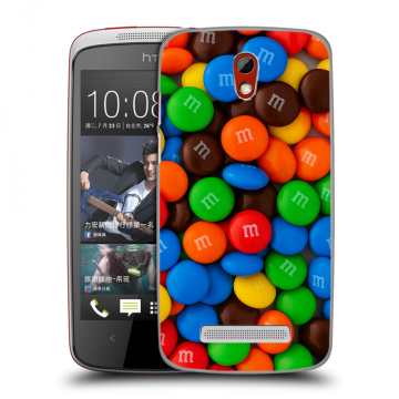 Пластиковый чехол на HTC Desire 500 с принтом Конфеты Пластиковый чехол на HTC Desire 500 с принтом Конфеты