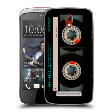 Пластиковый чехол на HTC Desire 500 с принтом Кассета Пластиковый чехол на HTC Desire 500 с принтом Кассета
