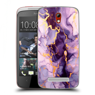 Пластиковый чехол на HTC Desire 500 с принтом Мрамор Пластиковый чехол на HTC Desire 500 с принтом Мрамор