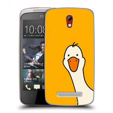 Пластиковый чехол на HTC Desire 500 с принтом Утка Пластиковый чехол на HTC Desire 500 с принтом Утка