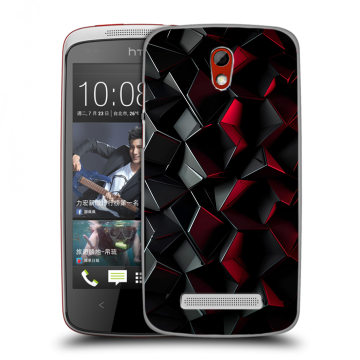 Пластиковый чехол на HTC Desire 500 с принтом Абстракция Пластиковый чехол на HTC Desire 500 с принтом Абстракция