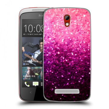 Пластиковый чехол на HTC Desire 500 с принтом Блестки Пластиковый чехол на HTC Desire 500 с принтом Блестки