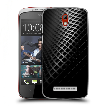 Пластиковый чехол на HTC Desire 500 с принтом Текстура металла Пластиковый чехол на HTC Desire 500 с принтом Текстура металла