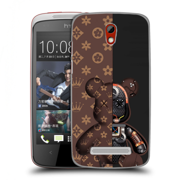 Пластиковый чехол на HTC Desire 500 с принтом Луи робот Пластиковый чехол на HTC Desire 500 с принтом Луи робот