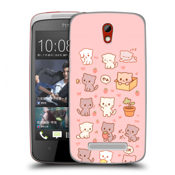 Пластиковый чехол на HTC Desire 500 с принтом Hello Kitty Хелоу Кити Пластиковый чехол на HTC Desire 500 с принтом Hello Kitty Хелоу Кити