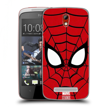 Пластиковый чехол на HTC Desire 500 с принтом человек паук spiderman Пластиковый чехол на HTC Desire 500 с принтом человек паук spiderman