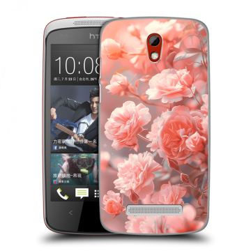 Пластиковый чехол на HTC Desire 500 с принтом Розы цветы Пластиковый чехол на HTC Desire 500 с принтом Розы цветы