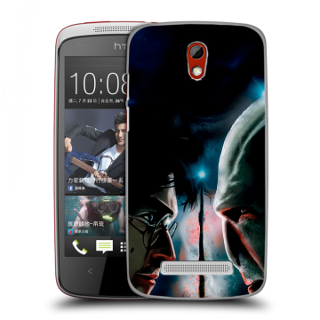 Пластиковый чехол на HTC Desire 500 с принтом Гарри Поттер Harry Potter