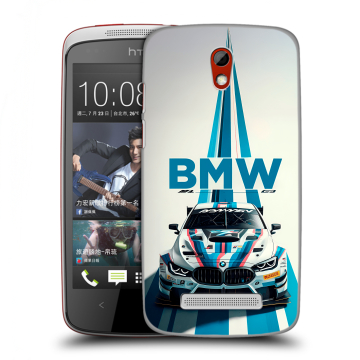 Пластиковый чехол на HTC Desire 500 с принтом БМВ BMW