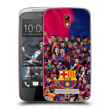 Пластиковый чехол на HTC Desire 500 с принтом Барселона Barcelona Пластиковый чехол на HTC Desire 500 с принтом Барселона Barcelona