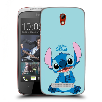 Пластиковый чехол на HTC Desire 500 с принтом Лило и Стич Пластиковый чехол на HTC Desire 500 с принтом Лило и Стич