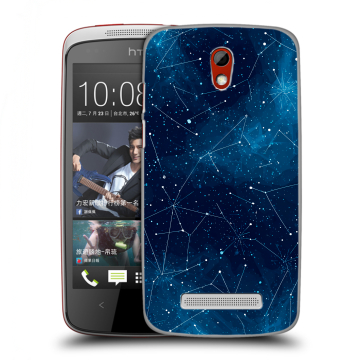 Пластиковый чехол на HTC Desire 500 с принтом Космос звезды