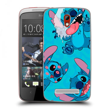 Пластиковый чехол на HTC Desire 500 с принтом Лило и Стич Пластиковый чехол на HTC Desire 500 с принтом Лило и Стич
