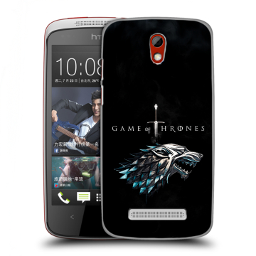 Пластиковый чехол на HTC Desire 500 с принтом Игра Престолов Game Thrones