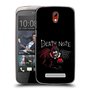 Пластиковый чехол на HTC Desire 500 с принтом Death note Тетрадь смерти
