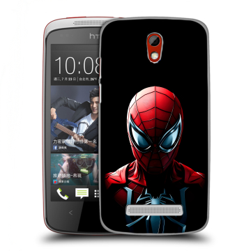 Пластиковый чехол на HTC Desire 500 с принтом Spiderman Человек паук Пластиковый чехол на HTC Desire 500 с принтом Spiderman Человек паук