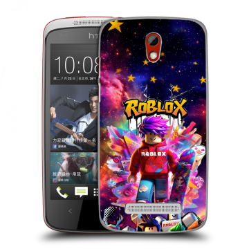 Пластиковый чехол на HTC Desire 500 с принтом Roblox Роблокс Пластиковый чехол на HTC Desire 500 с принтом Roblox Роблокс