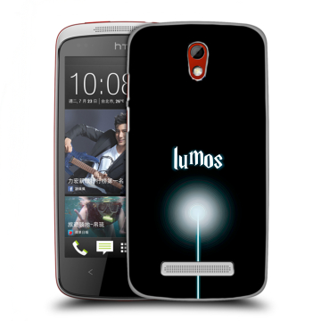 Пластиковый чехол на HTC Desire 500 с принтом Harry Potter Гарри Поттер