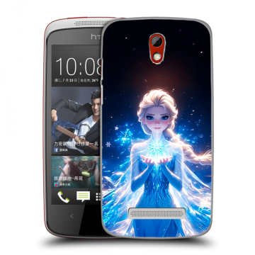 Пластиковый чехол на HTC Desire 500 с принтом Холодное сердце Frozen Пластиковый чехол на HTC Desire 500 с принтом Холодное сердце Frozen