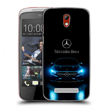 Пластиковый чехол на HTC Desire 500 с принтом Mercedes Мерседес Пластиковый чехол на HTC Desire 500 с принтом Mercedes Мерседес