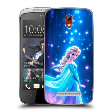 Пластиковый чехол на HTC Desire 500 с принтом Холодное сердце Frozen Пластиковый чехол на HTC Desire 500 с принтом Холодное сердце Frozen