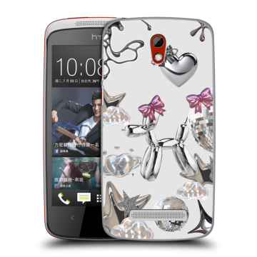 Пластиковый чехол на HTC Desire 500 с принтом Y2K