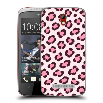 Пластиковый чехол на HTC Desire 500 с принтом для девочек