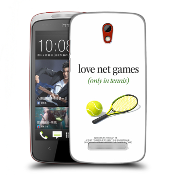 Пластиковый чехол на HTC Desire 500 с принтом для девочек
