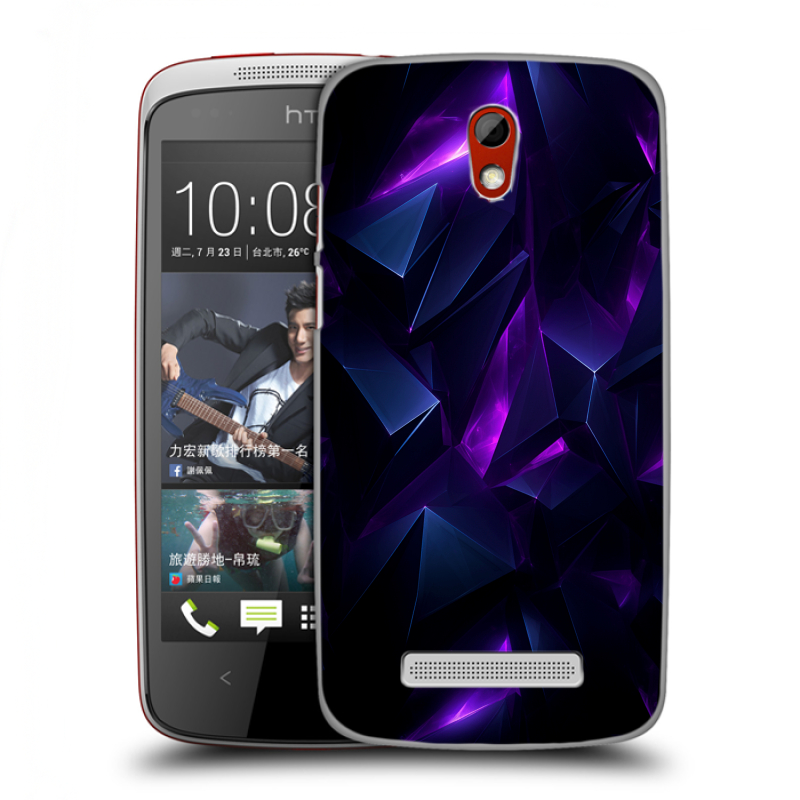 Пластиковый чехол на HTC Desire 500 с принтом Абстракиция Пластиковый чехол на HTC Desire 500 с принтом Абстракиция