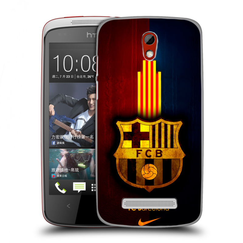 Пластиковый чехол на HTC Desire 500 с принтом Барселона Barcelona Пластиковый чехол на HTC Desire 500 с принтом Барселона Barcelona